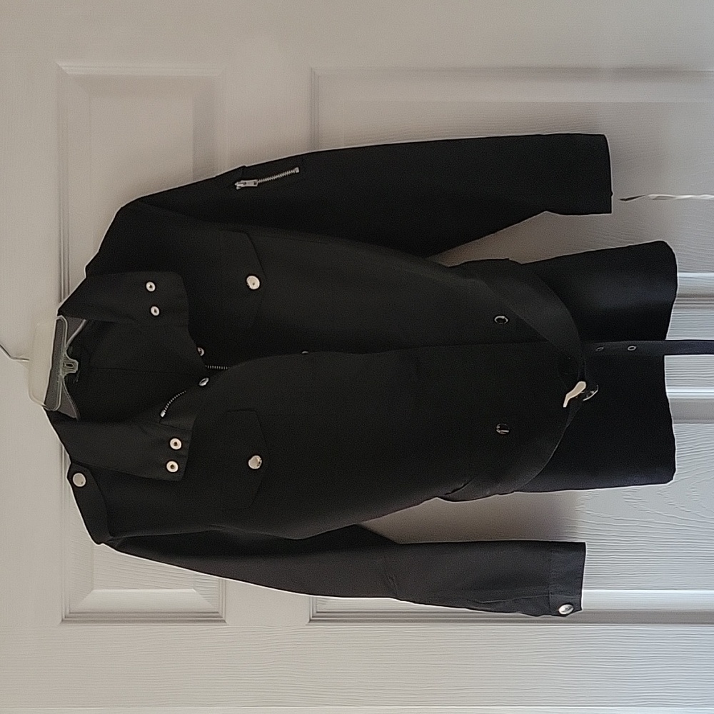 Lauren Ralph Lauren petite large Fountainhead Black Light Rain Jacket NWT